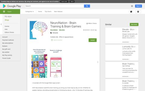 NeuroNation - Brain Training & Brain Games - Apps on ...