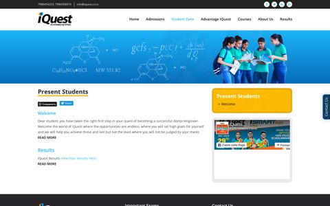 Present Students - | IQUEST