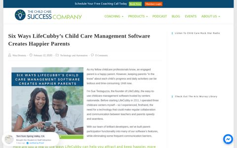 Six Ways LifeCubby's Child Care Management Software ...