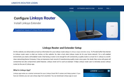 linksys router login