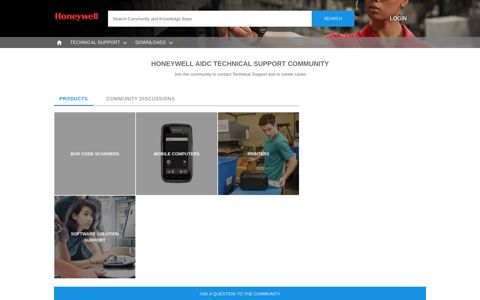 Technical Support Portal - Honeywell AIDC
