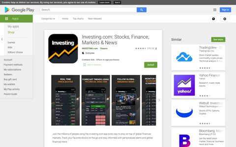 Investing.com: Stocks, Finance, Markets & News - Apps on ...