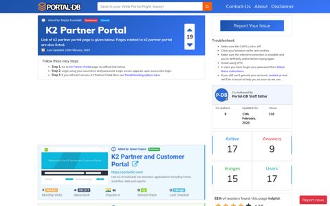 K2 Partner Portal