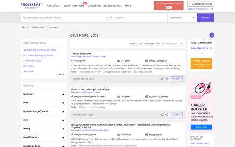 Portal Jobs (Dec 2020) - Latest Portal Job Vacancies ...