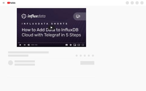 How to Add Data to InfluxDB Cloud with Telegraf in ... - YouTube