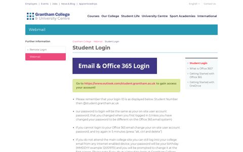 Student Login | Grantham College