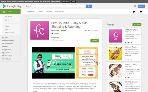 FirstCry India - Baby & Kids Shopping & Parenting - Apps on ...