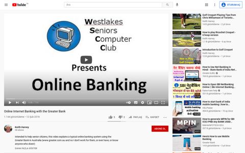 Online Internet Banking with the Greater Bank - YouTube