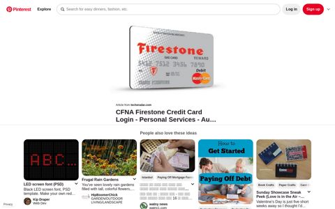 CFNA Firestone Credit Card Login - Personal Services - Auto ...