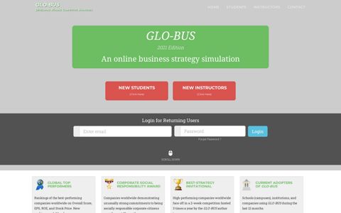 GLO-BUS - Developing Winning Competitive Strategies