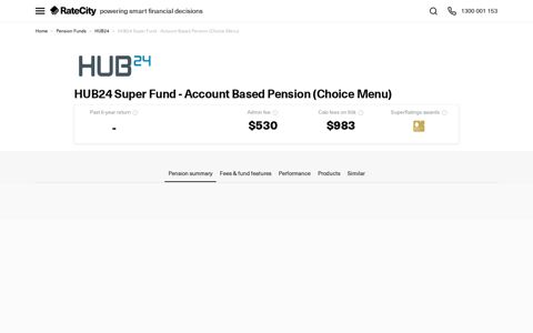 HUB24 Super Fund - Account Based Pension (Choice Menu ...