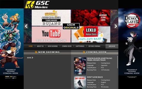 GSC Movies | Movies Distributor Malaysia | Films Provider