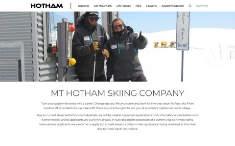 Mount Hotham Skiing Company | Hotham Alpine Resort