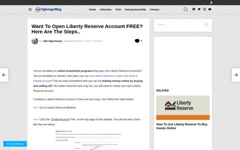 Want To Open Liberty Reserve Account FREE? Here Are The ...