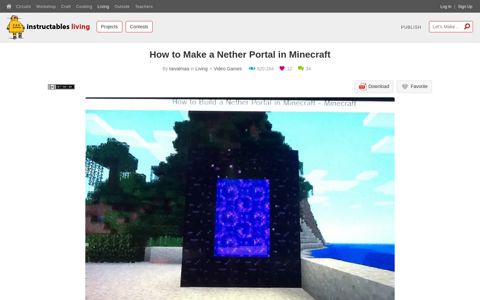 How to Make a Nether Portal in Minecraft - Instructables