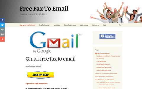 Gmail free fax to email