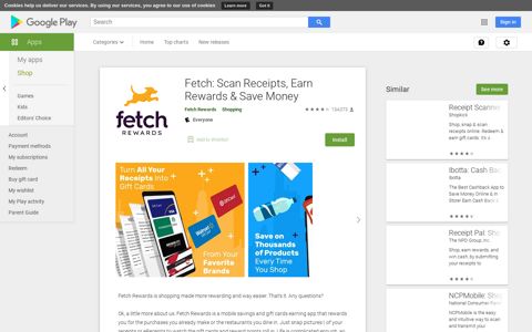 Fetch: Scan Receipts, Earn Rewards & Save Money - Apps on ...