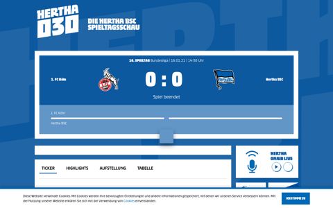 Hertha030 - Die Hertha BSC Spieltagsschau