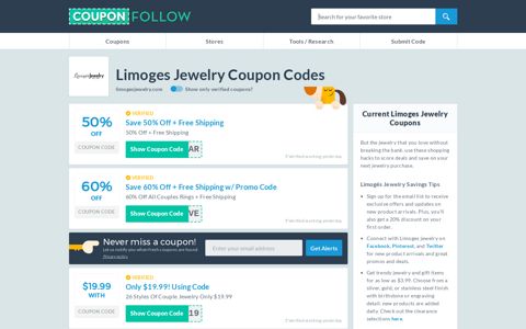 Limogesjewelry.com Coupon Codes 2020 (60% discount ...
