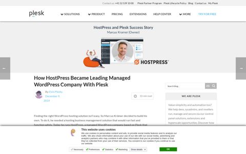 HostPress Becomes Leading Managed WP Company With ...