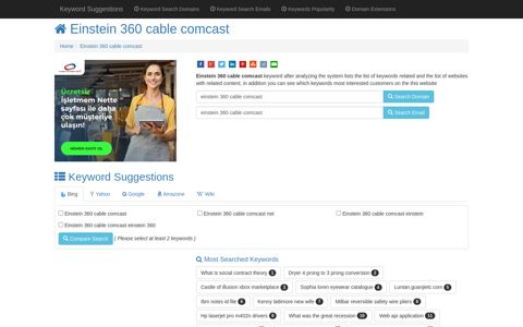 ™ "Einstein 360 cable comcast" Keyword Found Websites ...