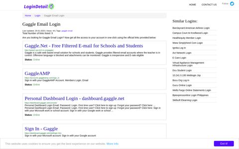Gaggle Email Login Gaggle.Net - Free Filtered E-mail for Schools ...