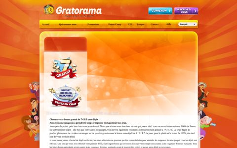 Collect your €/£/$ 7 Free No Deposit Bonus! - Gratorama