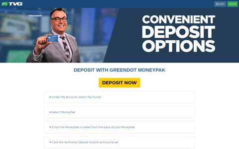 MoneyPak Deposit Option - How to Deposit and Bet using ...