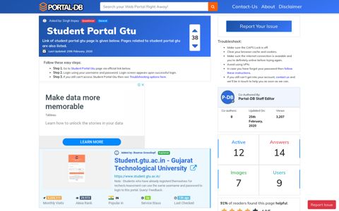 Student Portal Gtu - Portal-DB.live