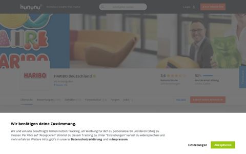 HARIBO Deutschland als Arbeitgeber: Gehalt, Karriere ...