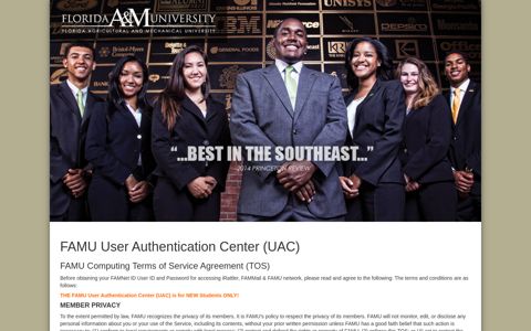 FAMU User Authentication Center