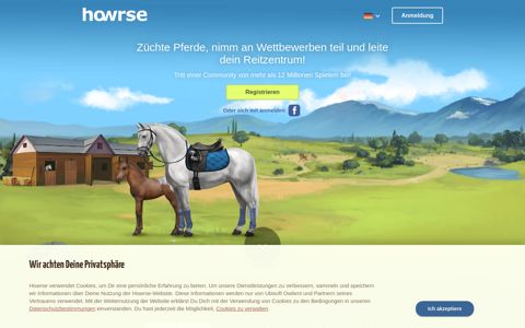 Howrse: Züchte Pferde und verwalte ein Reitzentrum