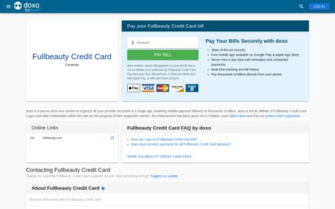 Fullbeauty Credit Card | Pay Your Bill Online | doxo.com