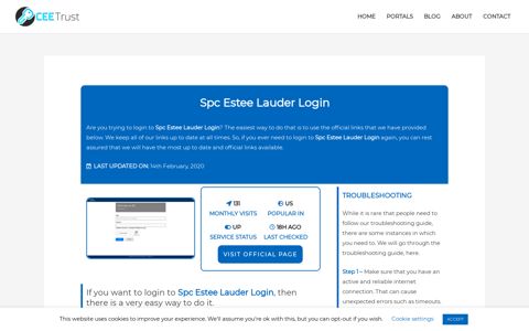 Spc Estee Lauder Login - Find Official Portal - CEE Trust
