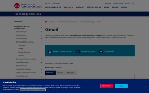 Gmail | Technology Solutions | University of Illinois at Chicago