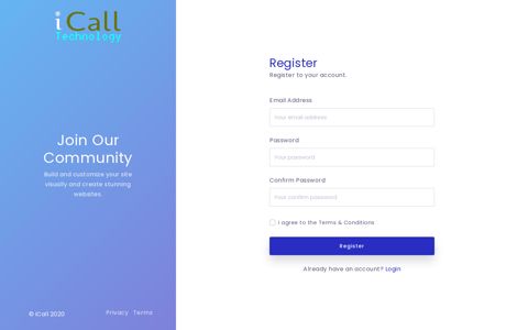 Register - iCall Technology