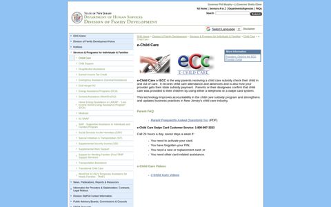 Department of Human Services | e-Child Care - NJ.gov