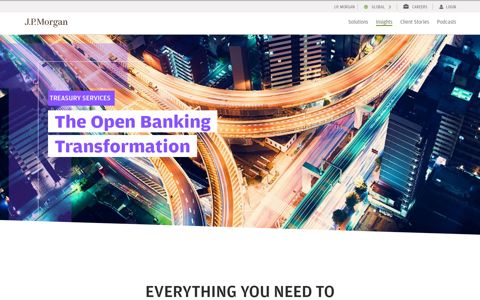 The Open Banking Transformation - JP Morgan