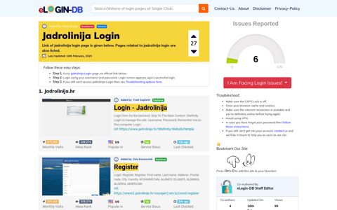 Jadrolinija Login - A database full of login pages from all over ...