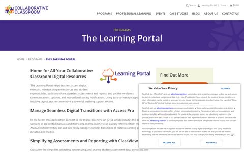 The Learning Portal | Center for the Collaborative Classroom