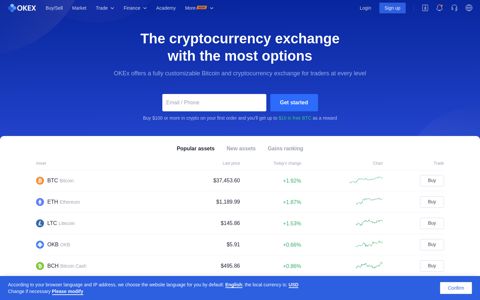 OKEx: Cryptocurrency Exchange | Buy Bitcoin | Bitcoin ...