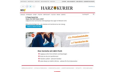 E-Paper | HARZ KURIER