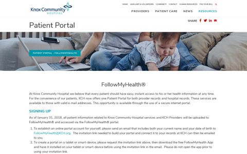 Patient Portal | Knox Community Hospital