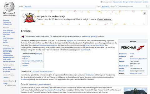 Ferchau – Wikipedia