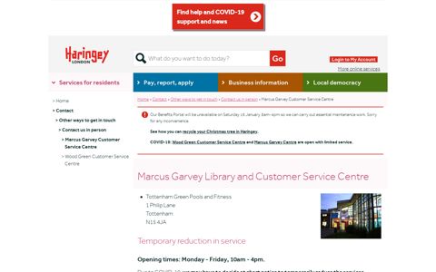 Marcus Garvey Library and Customer Service Centre ...