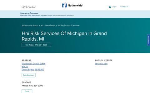 Hni Risk Services Of Michigan, Grand Rapids - 49503 ...