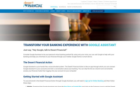 Transform Your Banking Experience With Google Assistant ...
