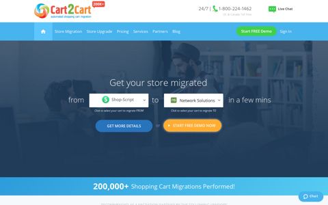 Cart2Cart - Automated Shopping Cart Migration Service