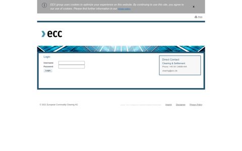 ECC - Member Area