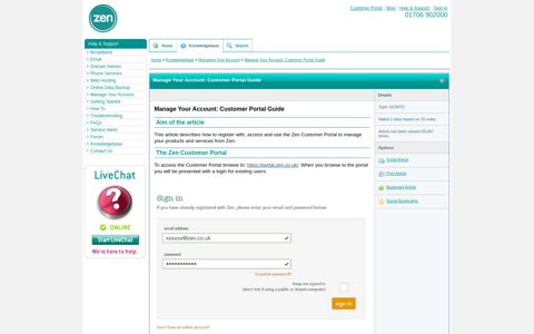 Manage Your Account: Customer Portal Guide - Help & support